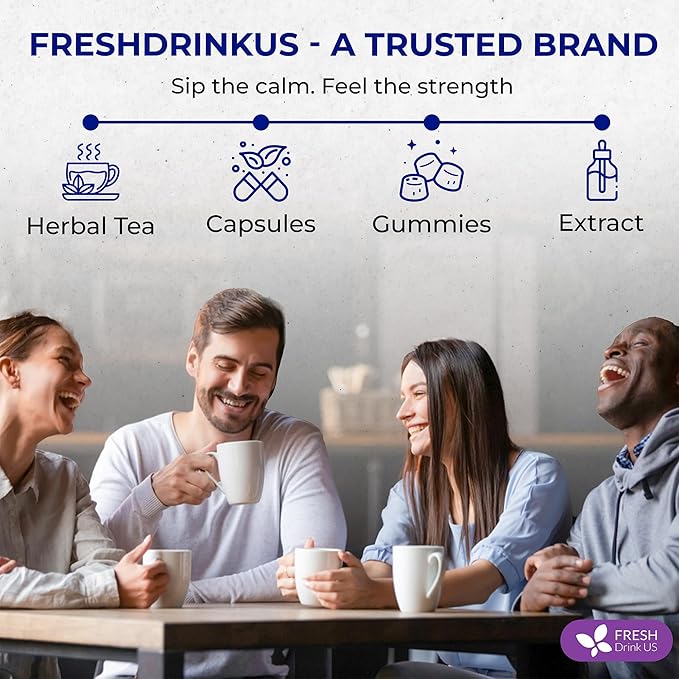 FreshDrinkUS, Premium Liver Detox Tea Bags | 60 Count | Eco-Conscious Corn Fiber Tea Bags | Ayurvedic Stomach Relief & Liver Support | Vegan, Caffeine Free, Kosher
