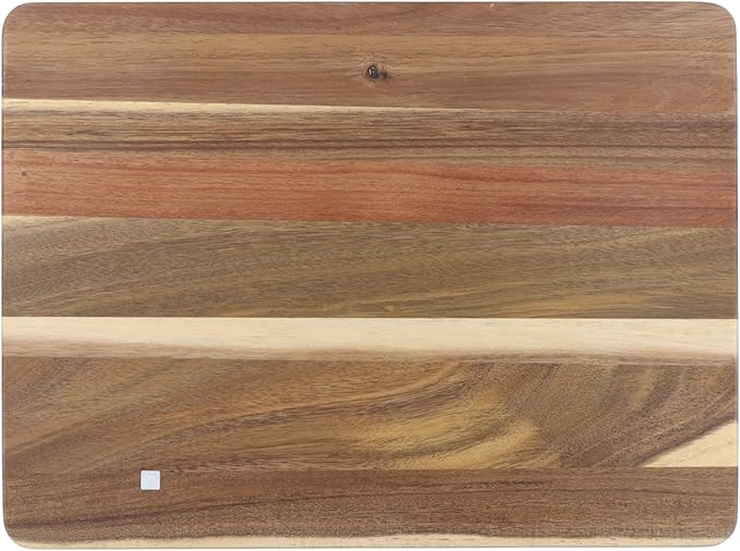 The Memory Company Officially Licensed NFL Acacia Cutting Board – 11.7" x 15.7" Durable Wood Chopping & Serving Board with Team Logo