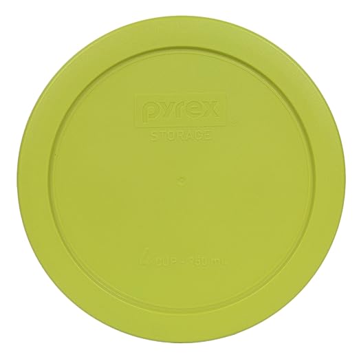 Pyrex 7201-PC Round 4 Cup Storage Lid for Glass Bowls (1, Edamame Green)