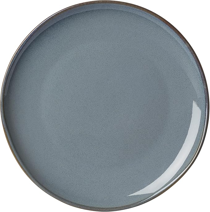 Oneida 899206 Organic Shades Blue 18-Piece Dinnerware Set, Service For 6
