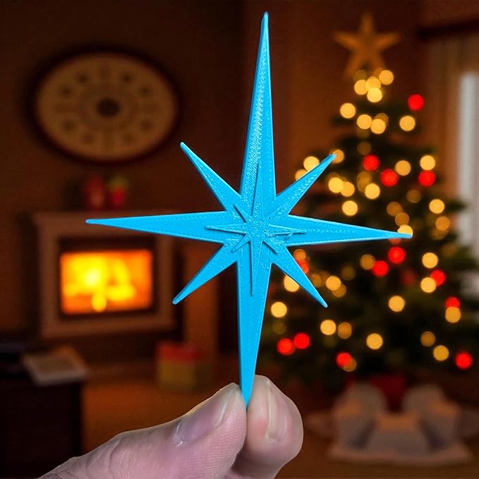 Midcentury Modern Vintage Style Atomic Star Bursts Fridge Magnets Art Refrigerator Kitchen Décor 1960s Retro 50s Home Office MCM (Teal)