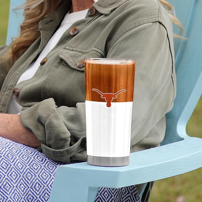 Logo Brands 20 oz Powder Coat Tumbler- Insulated Tumbler with Lid for Water, Iced Tea or Coffee, Smoothie and More
