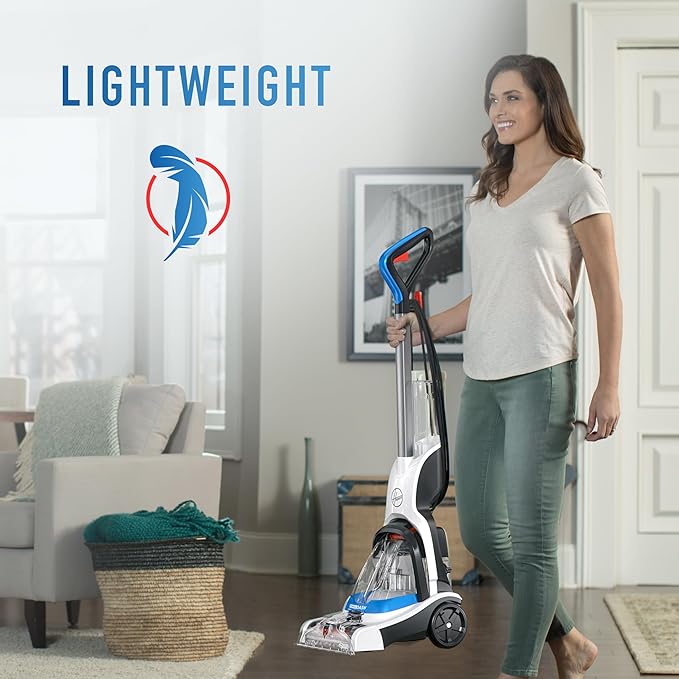 Hoover PowerDash Pet Compact Carpet Cleaner Machine, Lightweight Carpet Shampooer Machine, Pair with a Hoover Carpet Cleaner Solution for a Bright, Refreshed Home