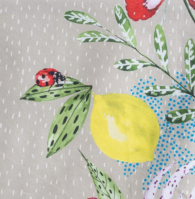 Maison d' Hermine Table Cloth Rectangle Table 100% Cotton 70 x 120 Inches Tablecloth Reusable Decorative for Dining Room Farmhouse Home Valentines Day Decorations Spring Summer - Jardin D'Ete - Fog