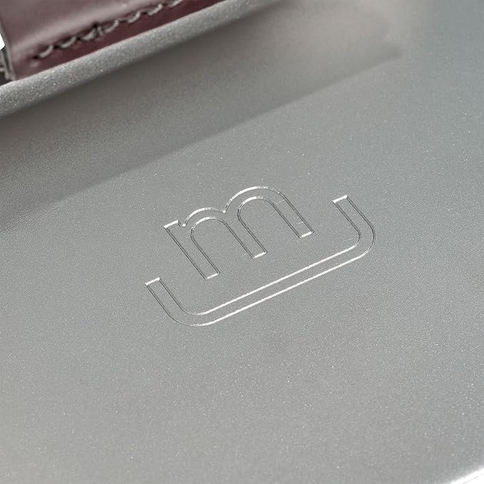 Made In Cookware - Stainless Steel Grill Press - Removable Leather Handle Cover - Crafted in Sweden