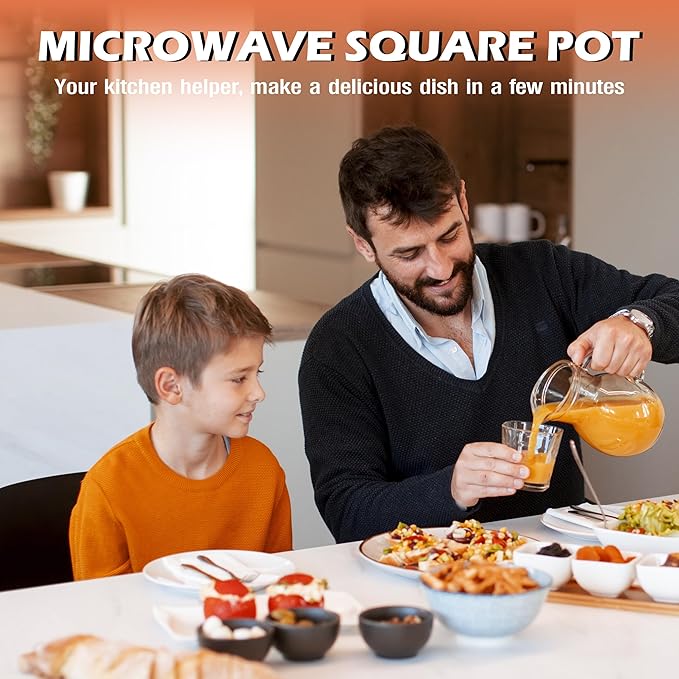 Microwave Grill Pan with Cover - Bacon Cooker, Crisper & Grilled Cheese Maker, Microwave Cookware,Dishwasher Safe for Easy Clean,Stocking Stuffer