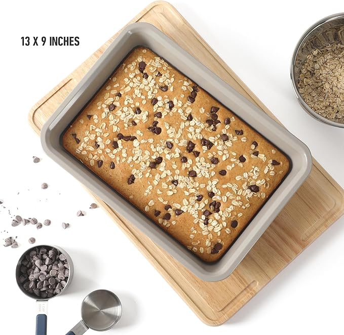Calphalon Legacy 13 x 9 Inch PFA Free Nonstick Bake Pan - Taupe