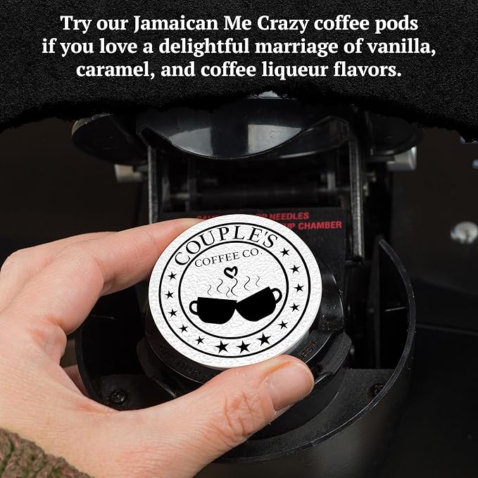 Couple's Coffee K-Cups | Gives Back to Military Families | Medium Dark Roast Coffee Pods | Gourmet Coffee Made with 100% Arabica Beans | Compatible with Single Serve Brewers | 24 Count