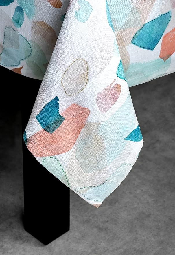 Maison d' Hermine Table Cloth Rectangle Table 100% Cotton 54 x 72 Inches Tablecloth Reusable Decorative for Dining Room Farmhouse Home Valentines Day Decorations Spring Summer - Summer Picnic
