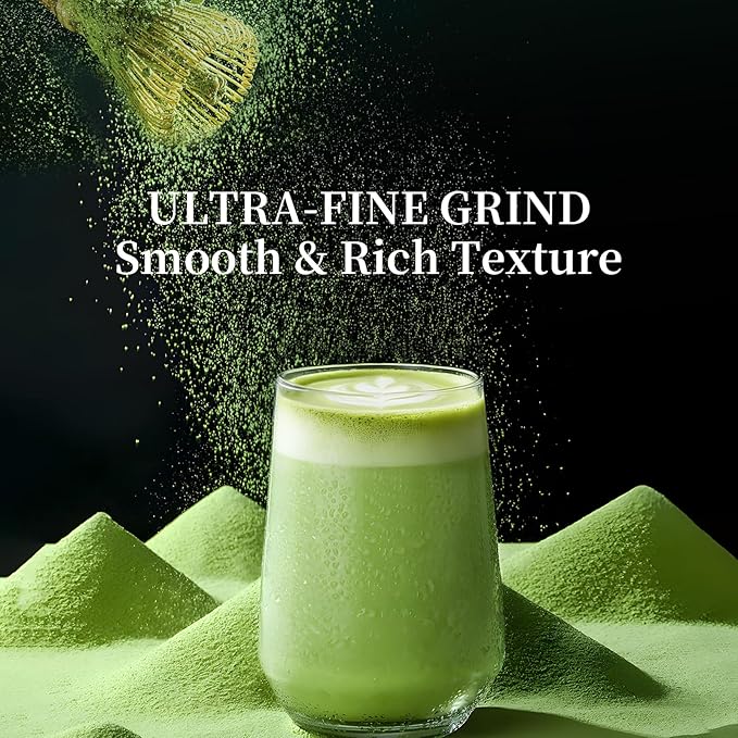 ZenVerdant USDA Organic Ceremonial Grade Matcha Powder 1LB - Premium Longjing Green Tea Origin, Perfect for Latte, Baking & Daily Ritual, Antioxidant-Rich, Zero Bitterness