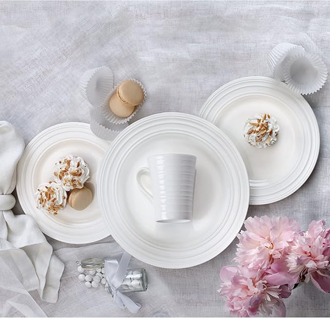 Mikasa 5224193 Ciara 16-Piece Dinnerware Set, Service for 4