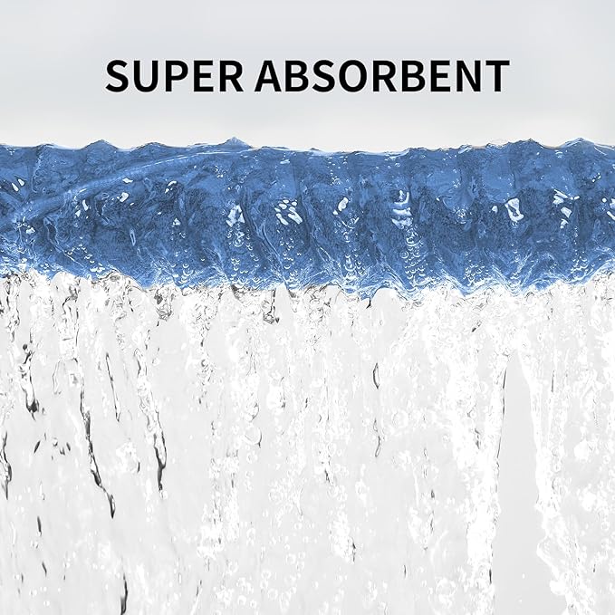 Oversized Bath Sheets 40x80 Inches Extra Large Bath Towels for Adults Super Soft Quick Dry Highly Absobent Microfiber Shower Towels for Bathroom, Pool, Gym, Yoga Towel (Blue, 2Piece)