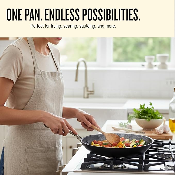Alva Artist 2-Piece Carbon Steel Frying Pan Set (9.5” & 11”) – Naturally Nonstick Without PTFE/PFOA/PFAS, Built for Lifetime Durability, Masterful Heat Control, Oven & Induction Safe – Pro Performance