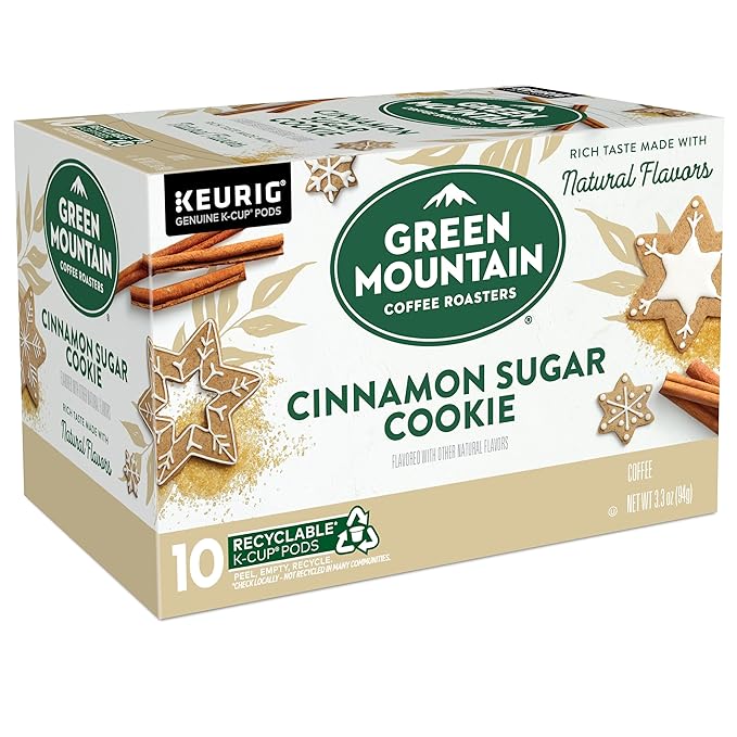 Green Mountain Coffee Roasters Cinnamon Sugar Cookie Coffee, 10 Count