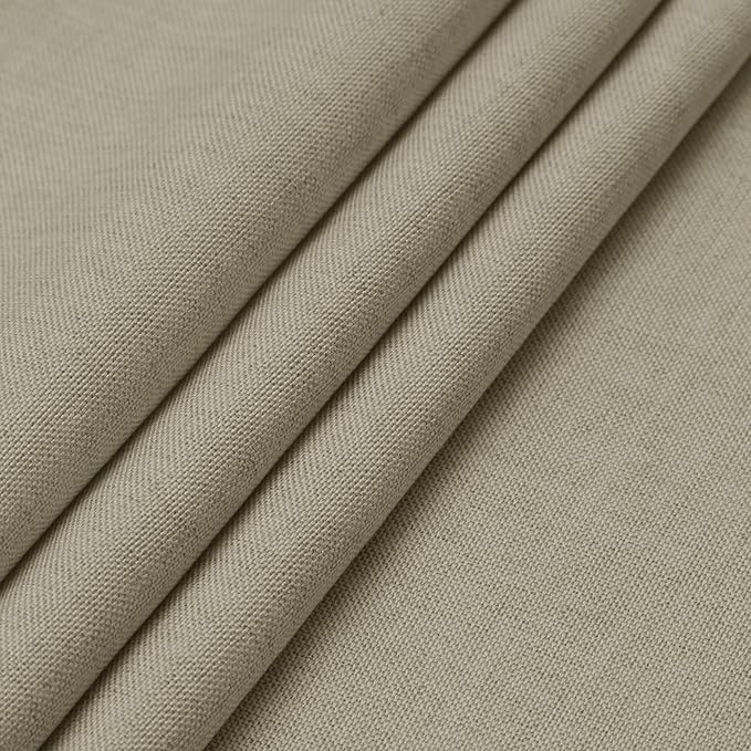 Easy-Going Faux Linen Waterproof Spill-Proof Tablecloth Stain Resistant Rectangle Table Cloth Wrinkle Free Decorative Fabric for Kitchen, Dining, Party, Weddings, Restaurants (60x102 in, Khaki)