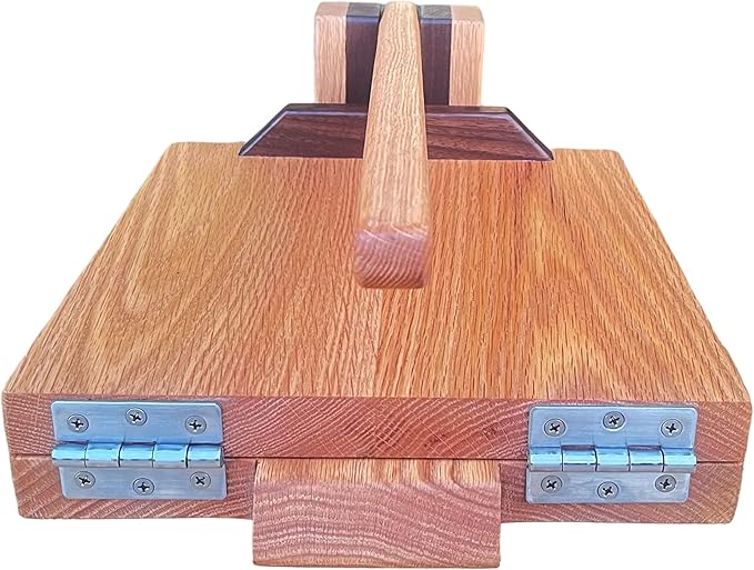 11.5 Inch Red Oak Tortilla Press – Handmade Hardwood Tortilla Maker by Central Coast Woodworks