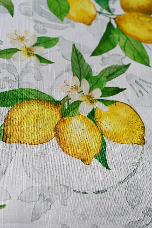 Maison d' Hermine Table Cloth Square Table 100% Cotton 54 x 54 Inches Tablecloth Reusable Decorative for Dining Room Farmhouse Home Valentines Day Decorations Spring Summer - Cedrat