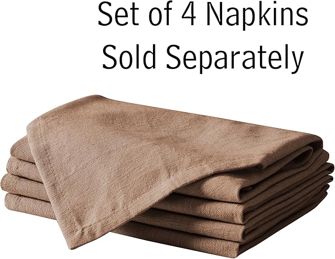 Spring & Easter Holiday Charleston Nut Brown 60 x 84 inch Rectangle Fabric Tablecloth, Cotton Table Cover for Indoor Outdoor Dining, Machine Washable Solid Color Tablecloths for Everyday Use