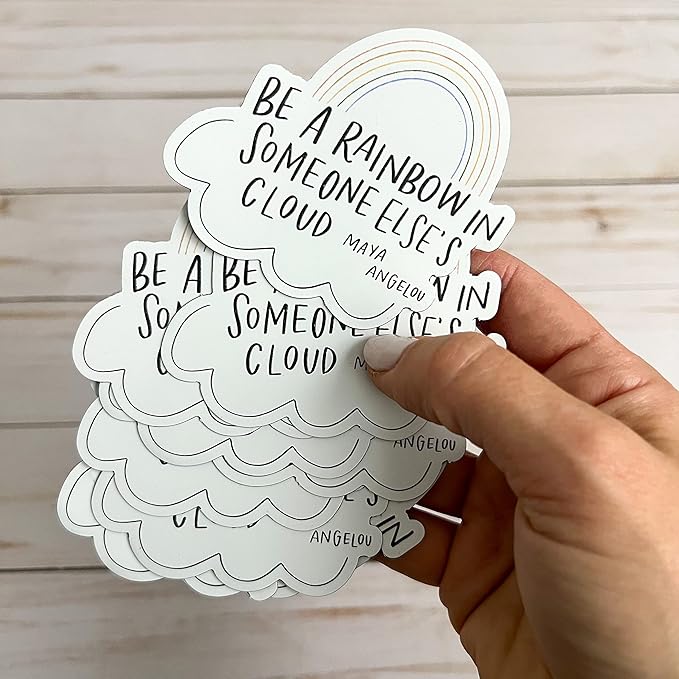 Swaygirls magnets | Cute fridge magnets by swaygirls | Maya Angelou quote refrigerator magnet | Inspirational quotes | Rainbow magnet