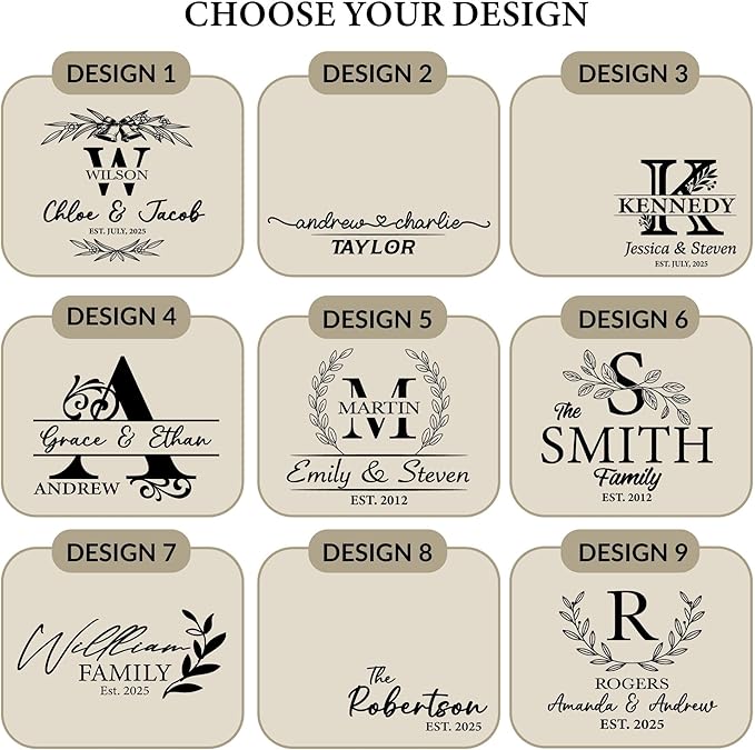 Personalized Cutting Board – Custom Engraved Wood Cutting Board for Couples, Wedding, Anniversary, Christmas, Housewarming, Valentine Day Gifts – Meaningful Gift for Mom, Dad, Parents & Grandpa