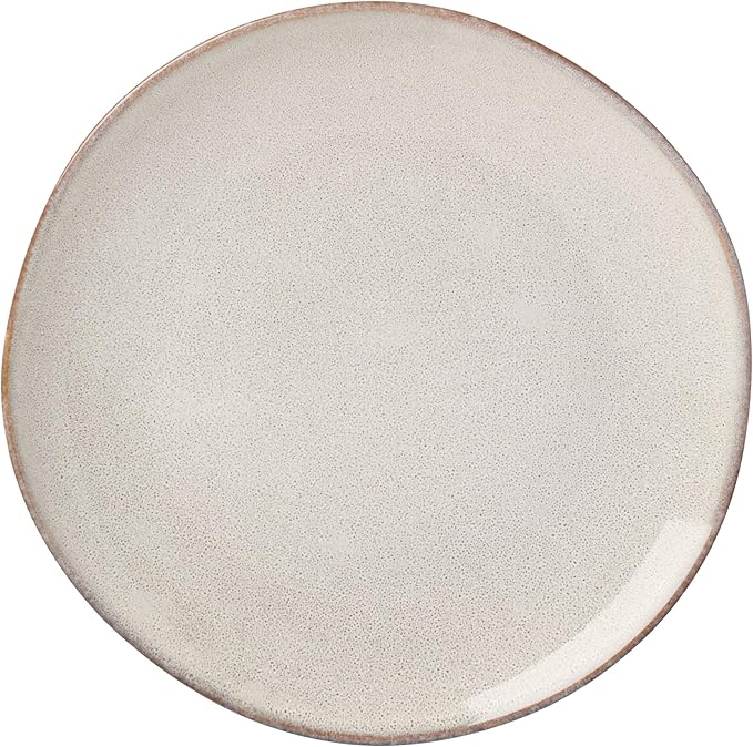 Oneida 899208 Organic Shades Oatmeal 18-Piece Dinnerware Set, Service For 6