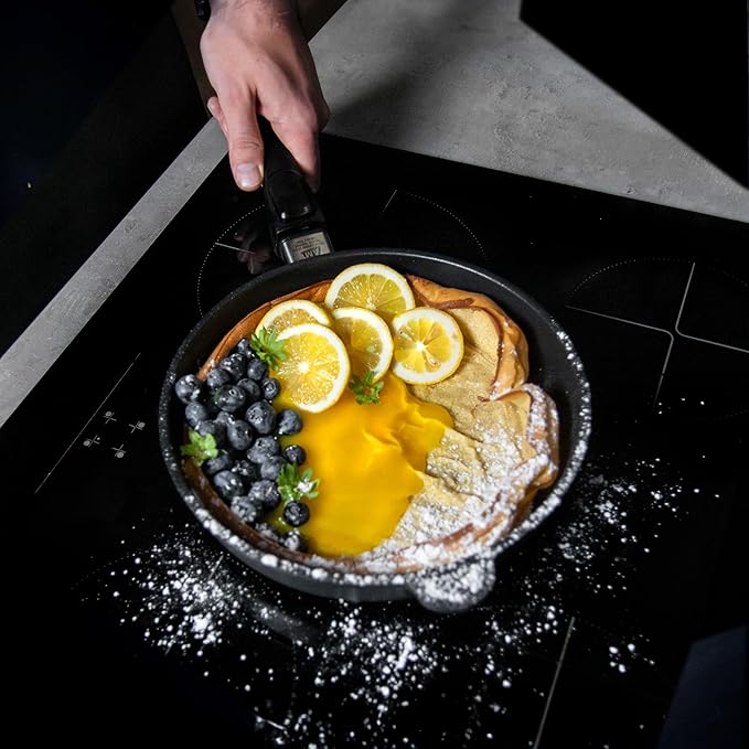AMT Gastroguss The World´S [...] Frying pan Non-Induction, Diameter 26 cm, Height 5 cm, cast Aluminium (Aluminium), Lotan® Non-Stick Coating for Fat-Free-Frying, AMZN-526-US