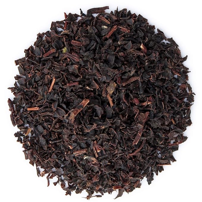 Teabloom Organic Black Tea, English Breakfast Heritage Loose Leaf Tea, Classic Variety from Sewpur Estate, USDA Certified Organic, 3.53 Ounce Loose Leaf Tea Canister Makes 35-50 Cups