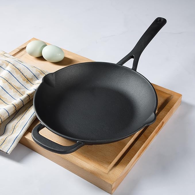 Martha Stewart Pre Seasoned Cast Iron 10" Skillet