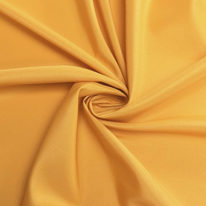 sancua Rectangle Tablecloth - 54 x 108 Inch - Stain and Wrinkle Resistant Washable Polyester Table Cloth, Decorative Fabric Table Cover for Dining Tables, Buffet Parties and Camping, Gold