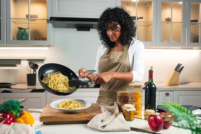 Zyliss Ultimate Pro Ceramic Fry Pan - Aluminium Fry Pan with a Stainless Steel Base & Ceramic Non-Stick Coating - Durable, Everyday-Use Pan - Dishwasher-Safe Kitchen Essential - 11"