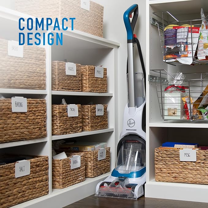 Hoover PowerDash Pet Compact Carpet Cleaner Machine, Lightweight Carpet Shampooer Machine, Pair with a Hoover Carpet Cleaner Solution for a Bright, Refreshed Home