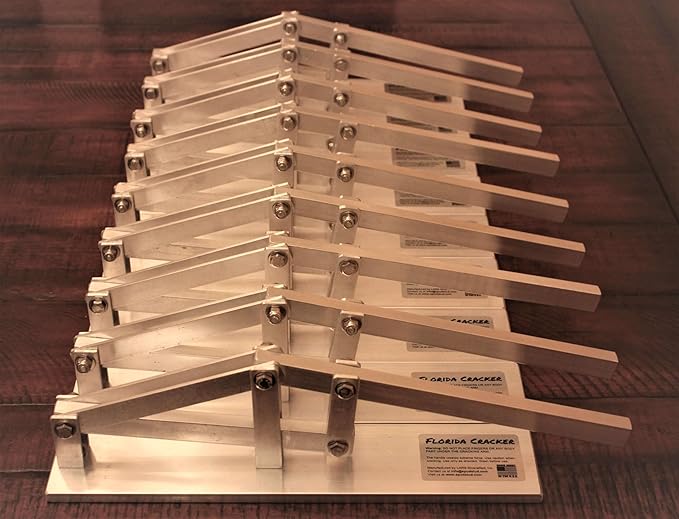 Florida Cracker - Stone Crab Claw Cracker - Solid Aluminum & Stainless Steel Construction - Made in The USA