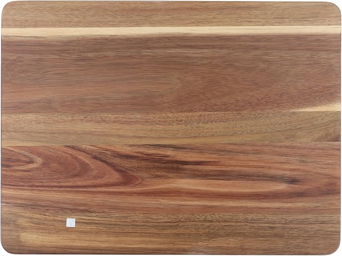The Memory Company Officially Licensed NFL Acacia Cutting Board – 11.7" x 15.7" Durable Wood Chopping & Serving Board with Team Logo