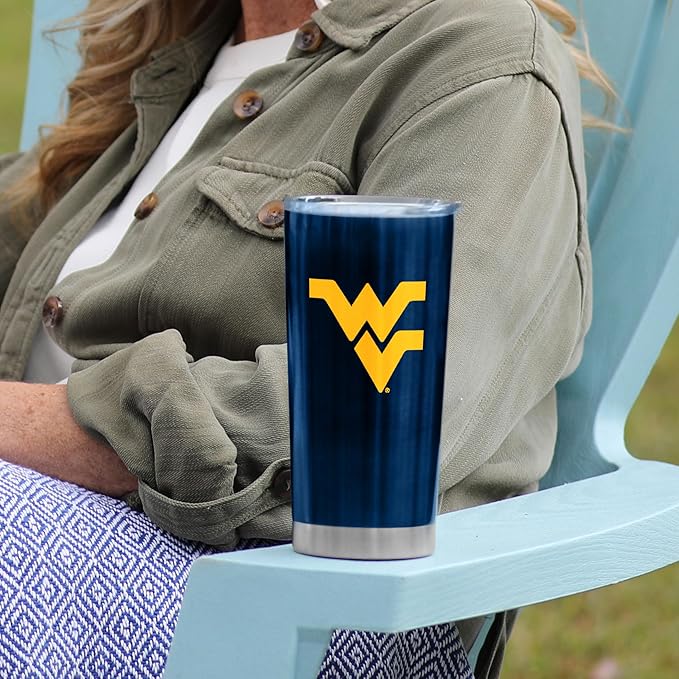 Logo Brands 20 oz Powder Coat Tumbler- Insulated Tumbler with Lid for Water, Iced Tea or Coffee, Smoothie and More