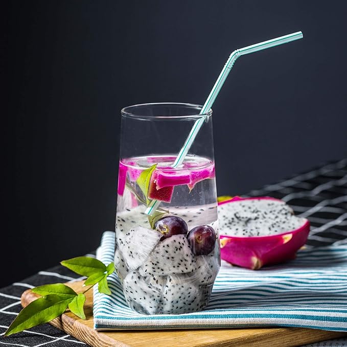 High Borosilicate Square Glass Milk Cup Heat-Resistant Tea Water Juice Cup Cold Drink Beer Crystal Mug(450ml)