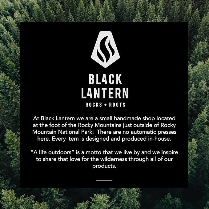 Black Lantern Pint Glasses Mountain Range Beer Glass Set - Two Premium 16oz. Drinking Cups - Dishwasher-Safe