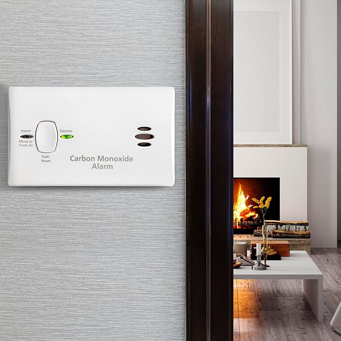 Kidde Carbon Monoxide Detector, Battery Powered CO Alarm with LEDs, Test-Reset Button, Low Battery Indicator, Portable