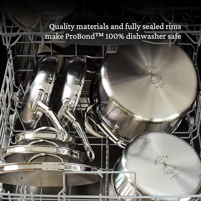 Hestan ProBond Forged TITUM - Professional Clad Stainless Steel, Nonstick, Frying Pan, (11-Inch) Induction Compatible, Made without PFOAs