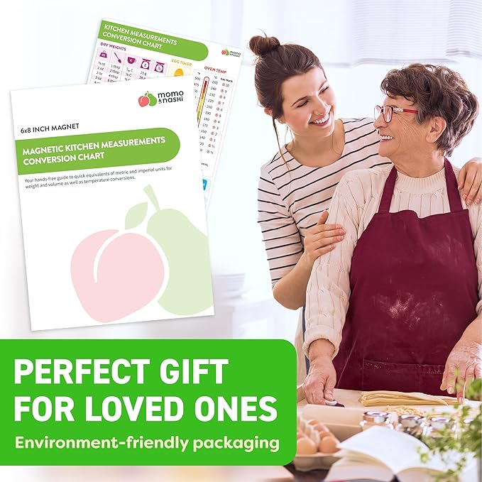 Kitchen Conversion Chart Magnet - Measurements Conversion Chart - Baking Supplies Baking Accessories Cooking Gadgets - Baking, Kitchen, Cooking - Valentine Gifts for Women - Kitchen Gadgets
