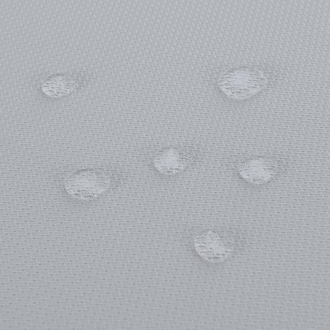 Hiasan 60 X 60 Inch Square Textured Tablecloth - Waterproof Spillproof Antiwrinkle Jacquard Table Cloth for Kitchen and Dining Dinner, Outdoor Picnic, Holiday and Parties, Silver Grey