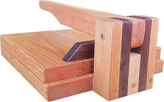 11.5 Inch Red Oak Tortilla Press – Handmade Hardwood Tortilla Maker by Central Coast Woodworks