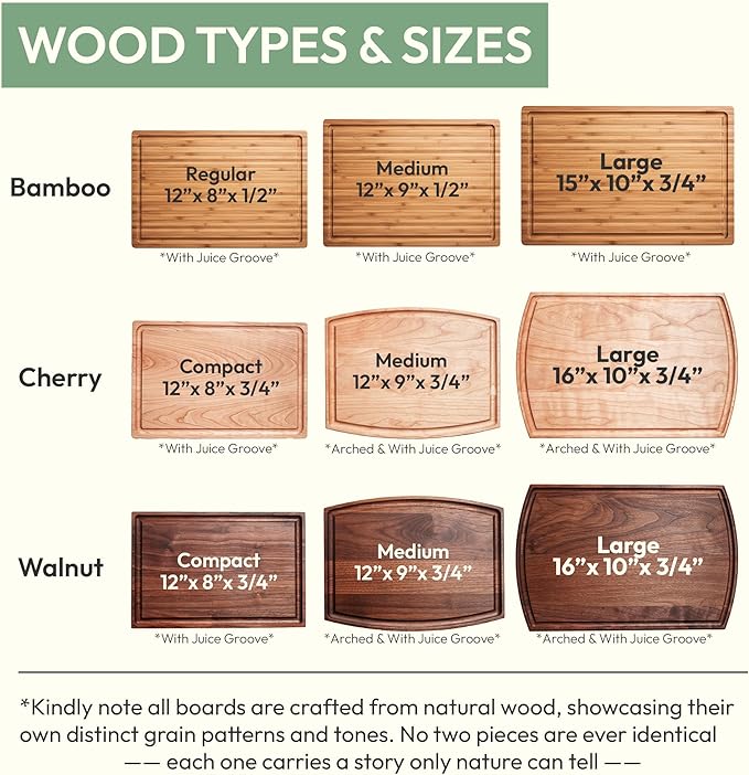 Custom Cutting Board, Personalized Cutting Board, Custom Wood Engraved Charcuterie Boards - Best Present for Wedding, Bridal Shower, Engagement, Anniversary, Housewarming, Gift Idea