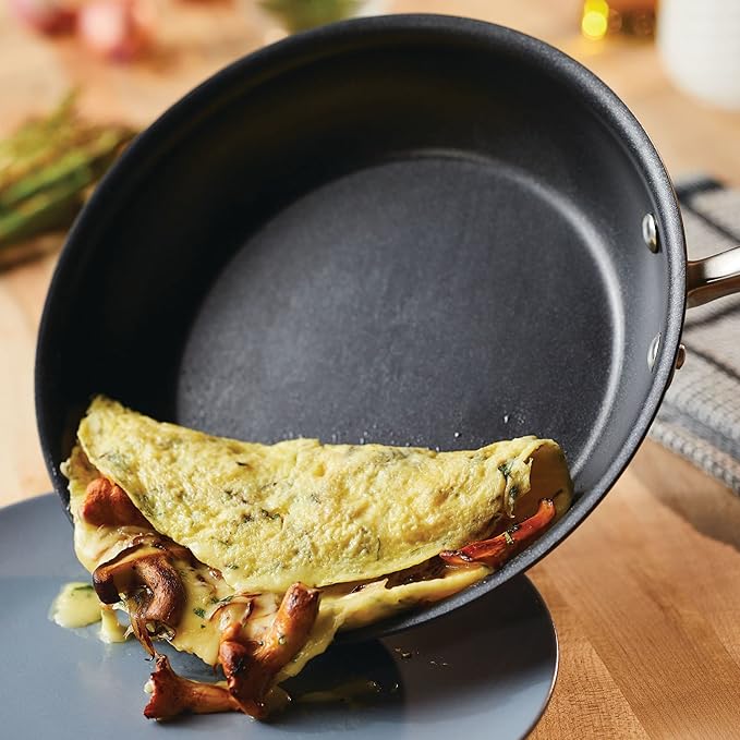 Anolon Advanced Home Hard Anodized Nonstick Crepe Pan, 9.5 Inch - Moonstone