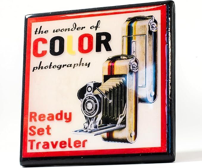 Vintage Camera Coaster Set