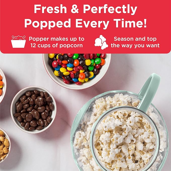Ecolution Patented Micro-Pop Microwave Popcorn Popper with Temperature Safe Glass,3-in-1 Lid Measures Kernels and Melts Butter,Made Without BPA,Dishwasher Safe,3-Quart,Aqua,(Pack of 4)