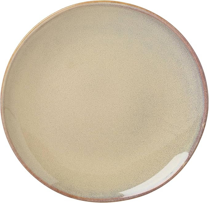 Oneida 899208 Organic Shades Oatmeal 18-Piece Dinnerware Set, Service For 6