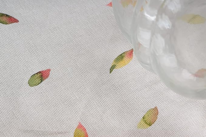 Maison d' Hermine Table Cloth Rectangle Table 100% Cotton 60 x 90 Inches Fall Tablecloth Reusable Everyday Use for Thanksgiving Christmas Decorations Dining Farmhouse Party (Pumpkin Passion)