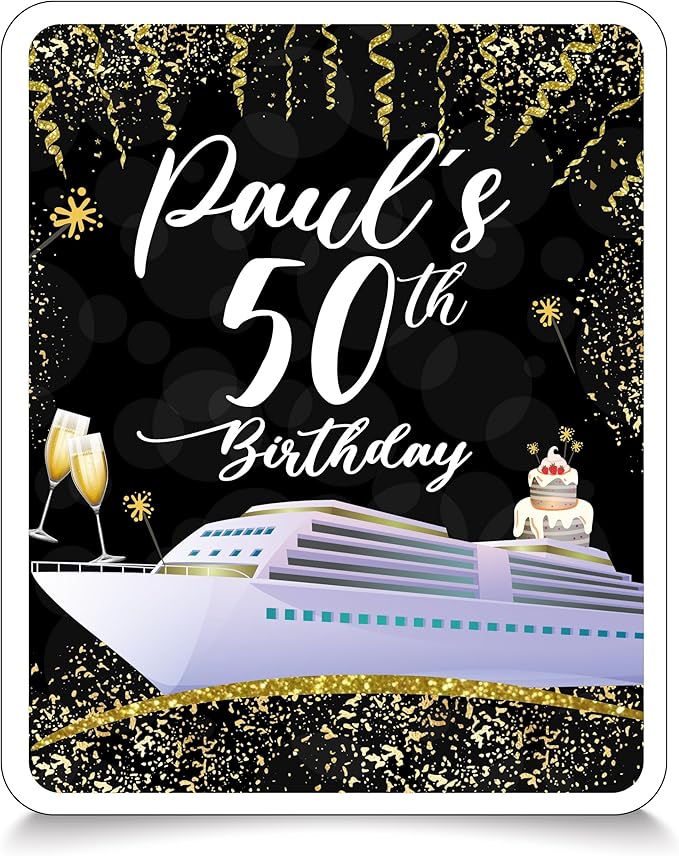 Generic Medium Cruise Cabin Door Magnets (6.5 x 5.2 inches) - Pack of 1