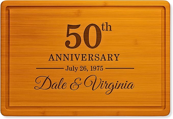 Personalized Unique Anniversary Wedding Engagement, Housewarming, Gifts for Couples - Men, Women, 1st to 25th or 50th Anniversary Present for Him, Her, Husband, Wife, Family, Valentines Day Gifts