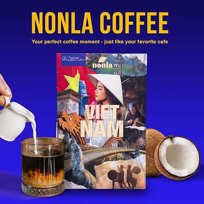 NONLA Instant Coffee Pods Mix Set, 3g x 18 Freeze-Dried Sugar Free Pods with Multi Roast Levels + Premium Gold Pod + Lemon & Cacao Flavors, Luxury Housewarming & Christmas Coffee Gift Set